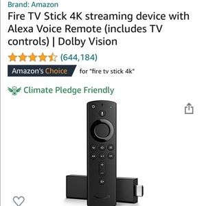 Fire TV Stick 4K streaming
device